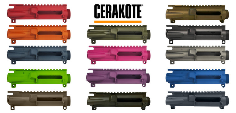 Cerakoted Stripped AR-15 Upper Receiver - Forged 7075