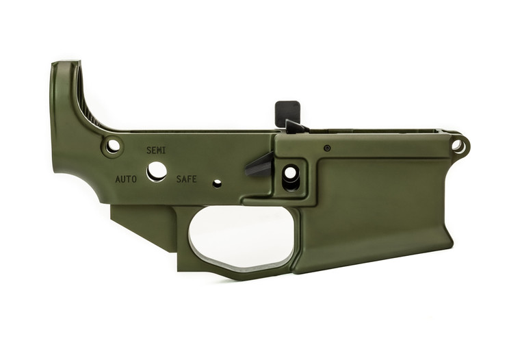 Griffin MK2 Ambi Stripped Lower Receiver (Warhawk Green Anodized)