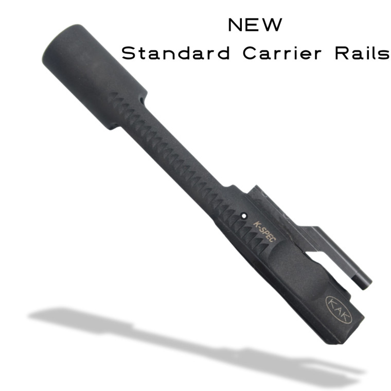 K-SPEC-S Enhanced AR15 Carrier- Down Vent, Standard Rails, Chrome Lined Phosphate
