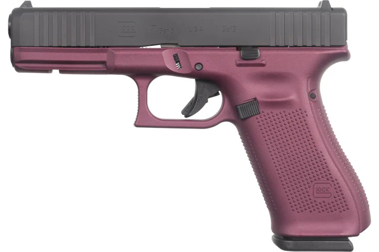 Glock 17 Gen5 9mm Black Cherry Armor Black