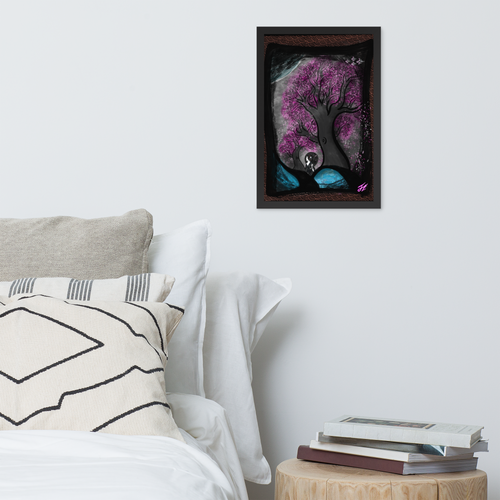  Framed poster Rolling cherry blossoms