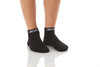 A1012BL, Firm Support (20-30mmHg) Black Knee High Compression Socks, Rear View