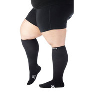 A106BL, Firm Support (20-30mmHg) Black Knee High Compression Socks