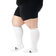 A106WH, Firm Support (20-30mmHg) White Knee High Compression Socks