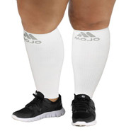 Mojo Compression Plus Size Calf Sleeves, Firm Support 20-30mmHg - Unisex Mojo Compression Plus Size Calf Sleeves, Firm Support 20-30mmHg - Unisex