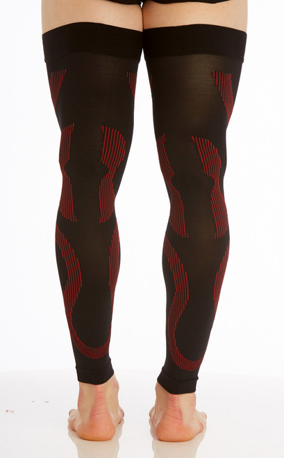 compression socks over leggings