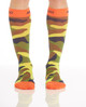 CAMOSOCKC, Firm Support (20-30mmHg) Camo Knee High Compression Socks, Front View