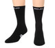 A1011BL, Firm Support (20-30mmHg) Black Knee High Compression Socks, Front View