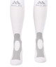 A601WH, Firm Support (20-30mmHg) White Knee High Compression Socks, Front View