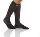 A603BL, Firm Support (20-30mmHg) Black Knee High Compression Socks, Rear View