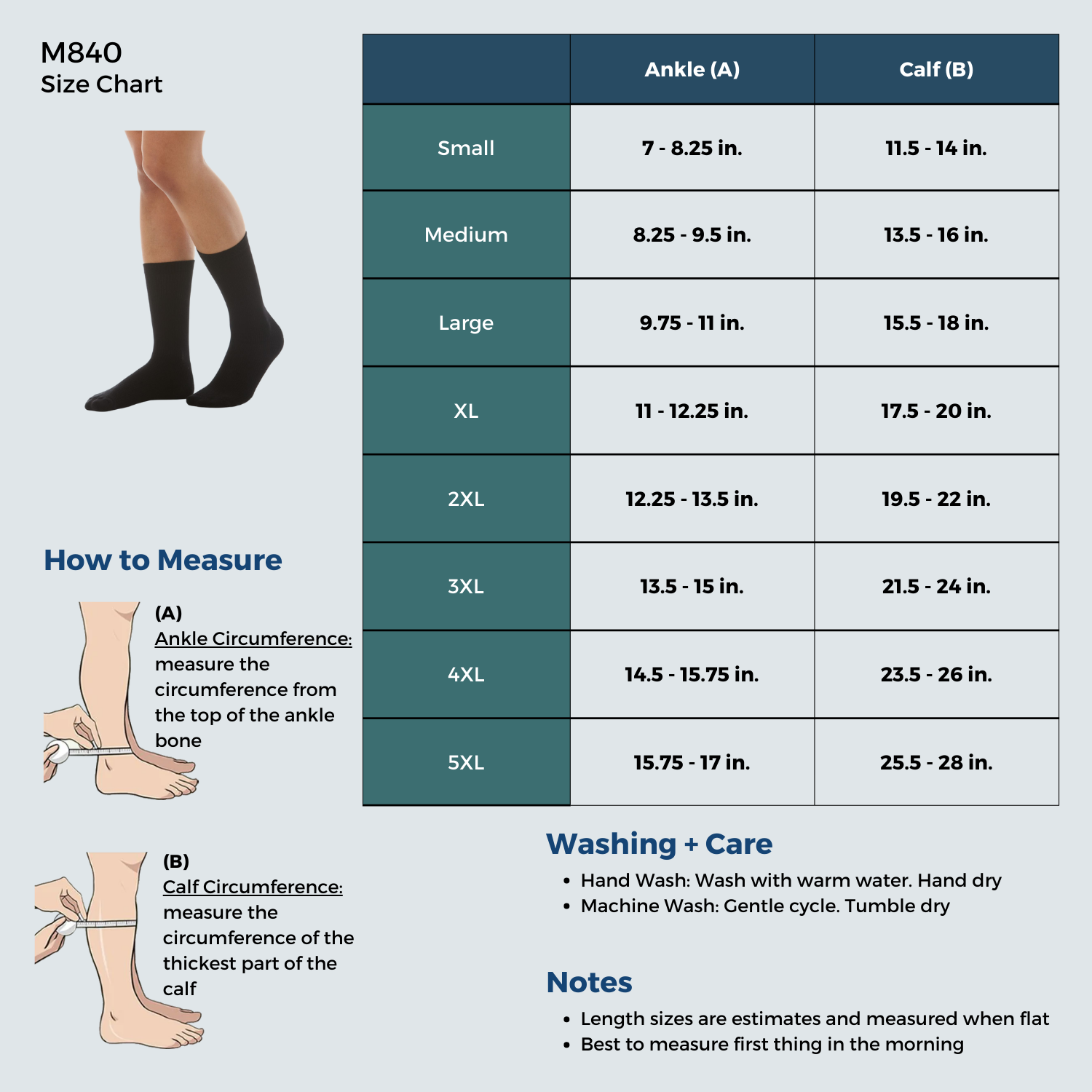 Mojo Coolmax Compression Crew Socks 20-30mmHg - Firm Support