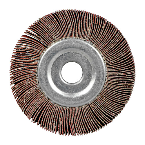 4" x 1" x 5/8" aluminum oxide unmounted flap wheel