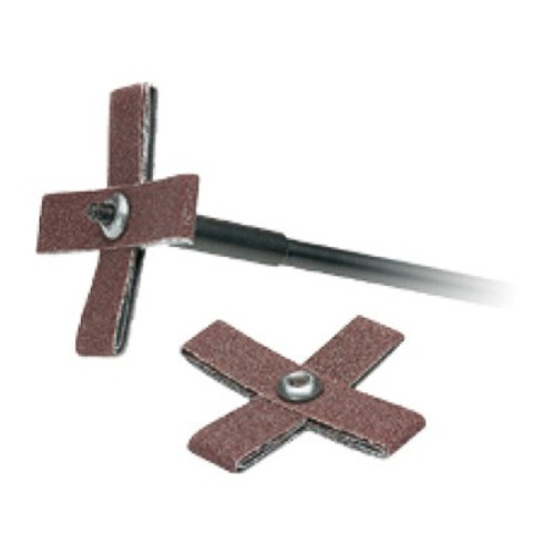 Abrasive Cross pad on mandrel