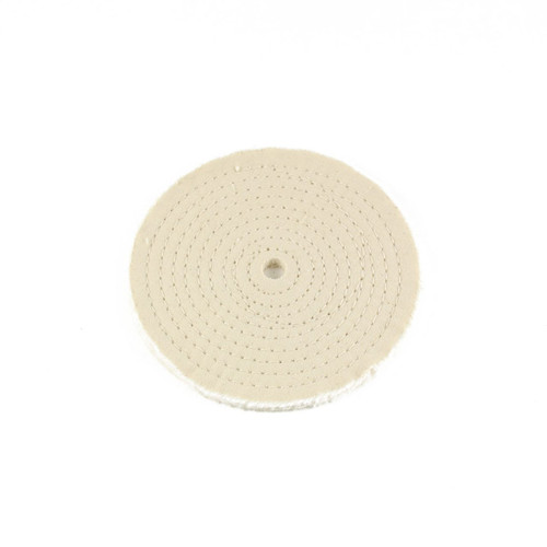6 inch 20 ply spiral sewn cotton buffing wheel