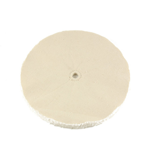 8" x 1/2" x 20 ply loose cotton buffing wheel