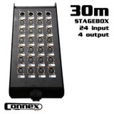 AVE Connex Multicore-2830 24 In 4 Out Multicore with Stage Box 30m