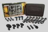 SHURE PGADRUMKIT7 SEVEN PIECE PROFESSIONAL DRUM MICROPHONE KIT