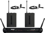 SHURE SVX188CVL Dual Wireless Lavalier Lapel Microphone Presenter BodyPack