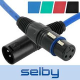 DMX 3 Pin Lighting Data Cables 1 Meters Lead Dual Shield Quality XLR