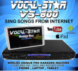 VOCAL-STAR 800 Karaoke Machine and Remote