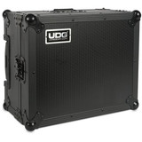 UDG Ultimate Flight Case for Multi Format Turntable w/ Trolley & Wheels (Black)