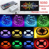 5M 5050 RGB SMD RGB LED Strip Light 44Key Programmed Key IR Remote Control Power Supply IP65 WaterProof