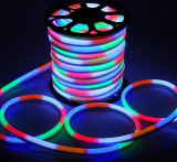Pro-Line LED NEON 240V Flexible RGB LED Neon Light Strip IP65 Multi Colour Changing 120LEDsm LED Rope Light Outdoor, 100 Meters, Remote Controlled