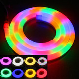 Pro-Line LED NEON 240V Flexible RGB LED Neon Light Strip IP65 Multi Colour Changing 120LEDsm LED Rope Light Outdoor, 100 Meters, Remote Controlled