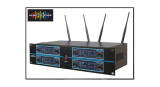 ABEL MOS 8 Channel Wireless 8 Headsets & 8 Lavalier Mic UHF Microphone System Rack Mount