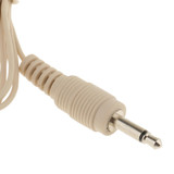 MOS Headset Microphone Beige Double Earhook 3.5mm Transmitter