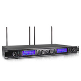 XTUGA EW240 4 Channel Wireless Microphone System UHF