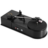 Mini USB Vinyl Turntable - Audio Player, Convert LP To MP3, 33 + 45 RPM, RCA Output, Windows + Mac