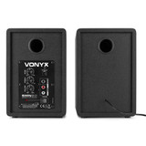 Vonyx SMN30W 3 Inch Studio Monitor Pair White