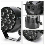 MOS Black Knight 12 LED Black Light UV Par Stage Lighting DMX DJ  Remote 