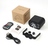 MOS Bird Of Prey LED Laser 240 Patterns Disco Lights RGB +  UV Light Laser Projector Stage Lighting Sound Activated