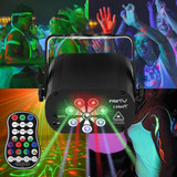 MOS Bird Of Prey LED Laser 240 Patterns Disco Lights RGB +  UV Light Laser Projector Stage Lighting Sound Activated