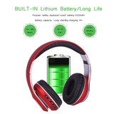 Ashcom V33 Wireless Bluetooth Headphones 4.2 Stereo Red