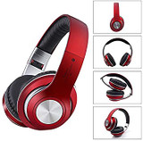 Ashcom V33 Wireless Bluetooth Headphones 4.2 Stereo Red
