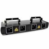 MOS T-REX Laser Light 460mW 4 Len 4 Beam RGBY Coloured Stage Lighting DJ DMX 