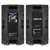 Vonyx VSA120S – Active 12″ Inch Stereo Speaker Set, with Bluetooth