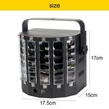 Samurai Dual Sword  LED Light 9 colors RGBW / 180 MW Laser 