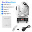 Raven 60W RGBW LED Moving Head Stage Light DMX 512 DJ - White