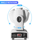 Raven 60W RGBW LED Moving Head Stage Light DMX 512 DJ - White