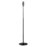Konig & Meyer 26085 One-Hand Adjustable Microphone Stand with Cast-Iron Base (1m to 1.7m, Black)