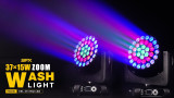 Super-Nova  SFX 37 X 15W Zoom Wash Moving Head Light