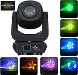 Drake Ignite 300W LED M.O.S. (Black) Moving Head Beam/ Spot Wash, Effect, 7 Static Gobos, & 7 Rotation Gobos, 7 Colors Stage Lights DMX-512, Rotating Prism 6+5...
