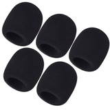 AVE Black Microphone Wind Socks (5 pack)