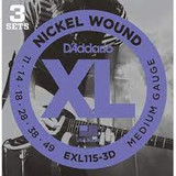 D'Addario EXL115 Nickel Wound Medium Gauge (11-49)