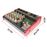 E-Lektron AIM-68 6 Channel Mixer with FX and USB Audio Interface