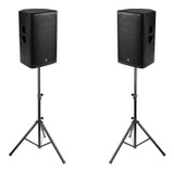 Mackie Thump 15A Package ( x 2 Speakers + Poles) Hire